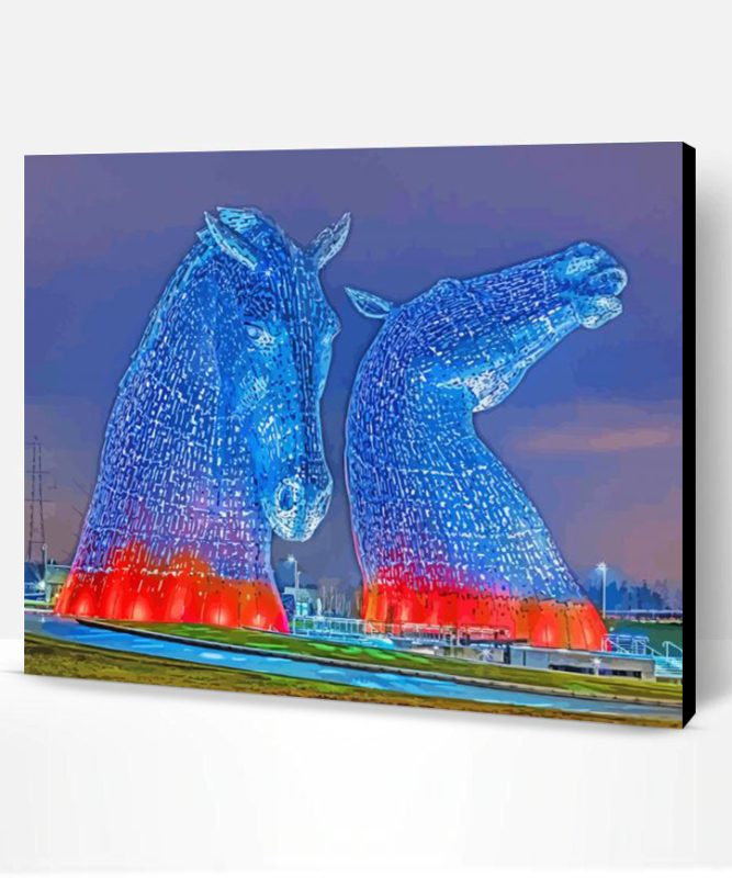 Blue Kelpies Paint By Number