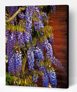 Blue Wisteria Plant Paint By Numbers