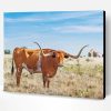 Brown Texas Longhorns Paint By Numbers