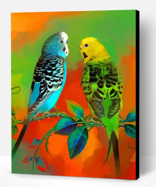 Budgies Art Paint By Numbers