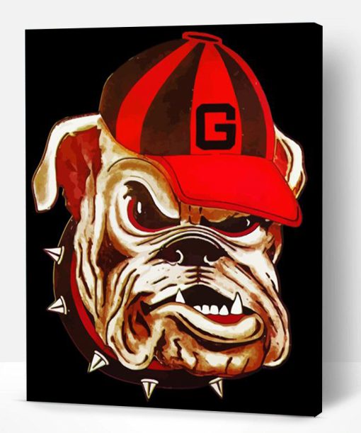 Bulldog With hat Paint By Numbers