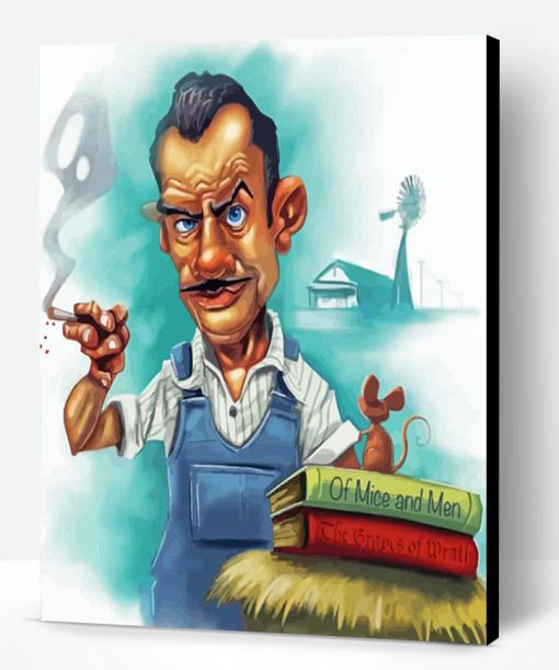 Caricature John Steinbeck Paint By Numbers