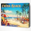 Cocoa Beach Poster Paint By Number