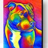 Colored Rainbow Dog Paint By Number
