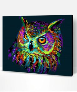 Colorful Abstract Owl Paint By Numbers