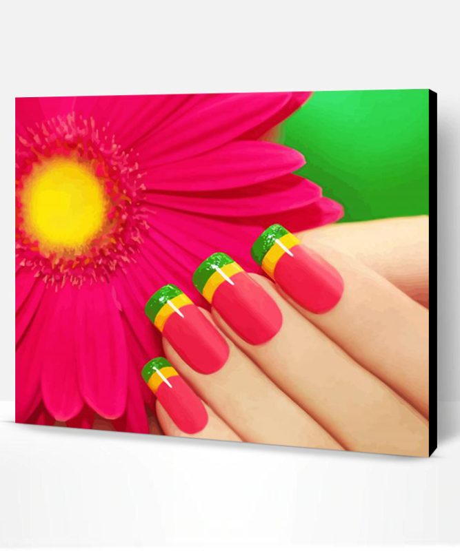 Colorful Manicure Paint By Number
