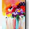 Colorful Flowers Abstract Paint By Number