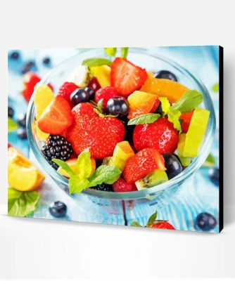 Colorful Fruit Salad Paint By Numbers