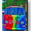 Colorful Peace Vw Van Paint By Number