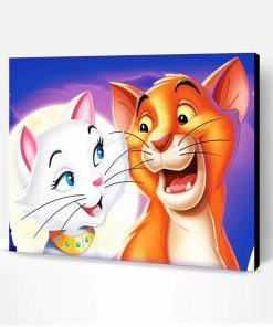 Couple Disney Cats Paint By Number