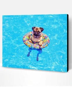 Cute Dogs Pool Paint By Number