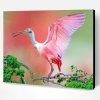 Cute Roseau Spoonbill Paint By Number