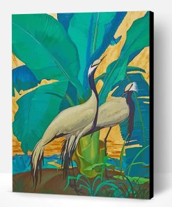 Demoiselle Cranes Jesse Arms Botke Paint By Number