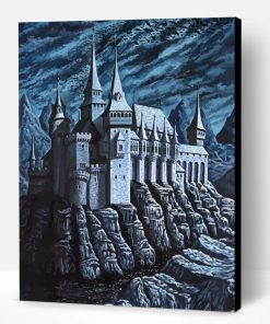 Dracula Castle Building Art Paint By Number