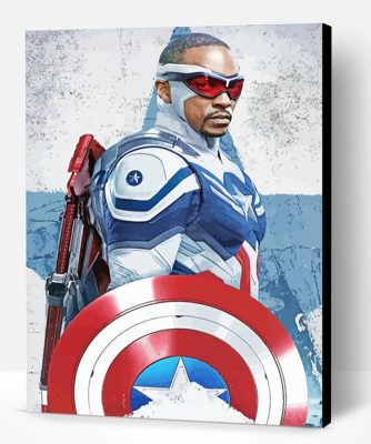 Falcon Sam Wilson Paint By Number