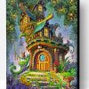 Fantasy Fairy Houses Art Paint By Number