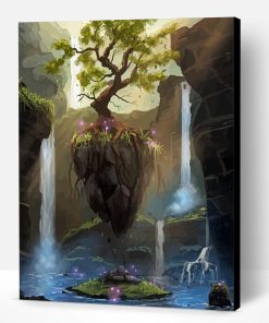 Fantasy Tree Floating Paint By Number
