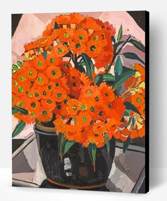 Flowers Vase Margaret Preston Paint By Number