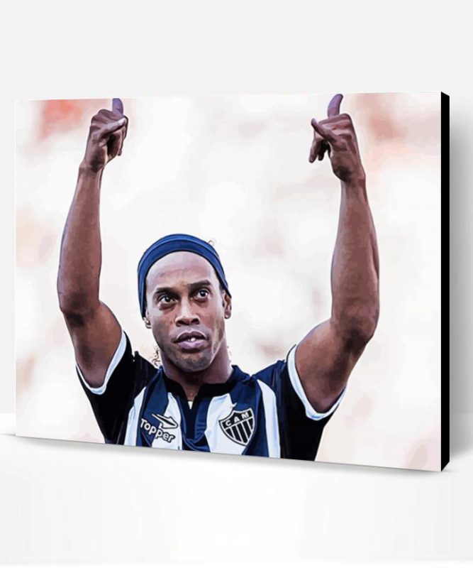 Football Legend Player Ronaldinho Paint By Number