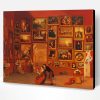 Gallery Of The Louvre Samuel Morse Paint By Number