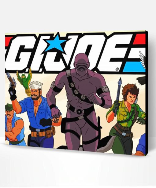 Gi Joe Game Paint By Numbers