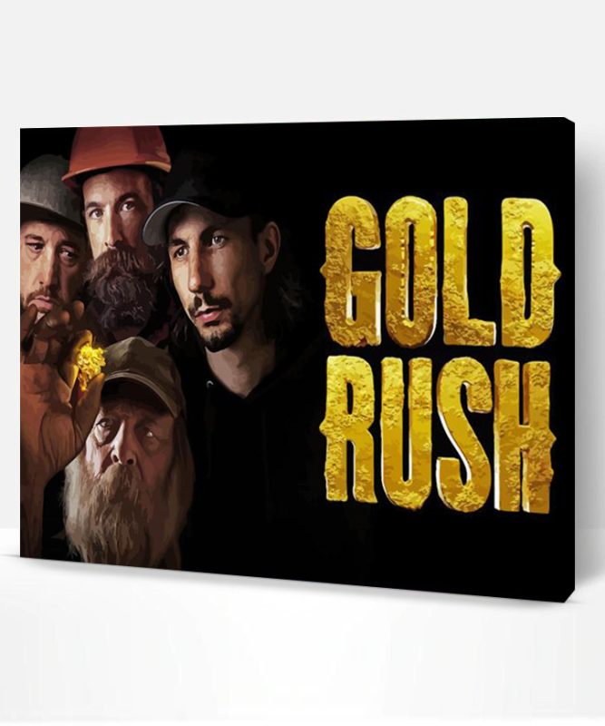 Gold Rush Characters Paint By Number
