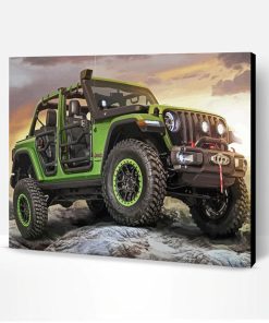 Green Off Roading Car Paint By Number