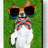 Happy Rainbow Dog Paint By Numbers