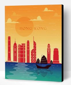 Hong Kong Poster Paint By Number