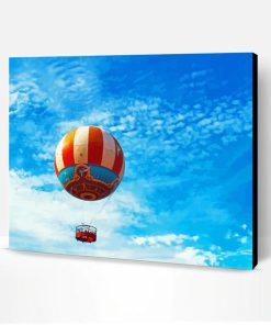 Hot Air Balloons Disney in The Sky Paint By Numbers