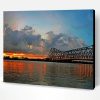 Howrah Bridge India Sunset Paint By Numbers