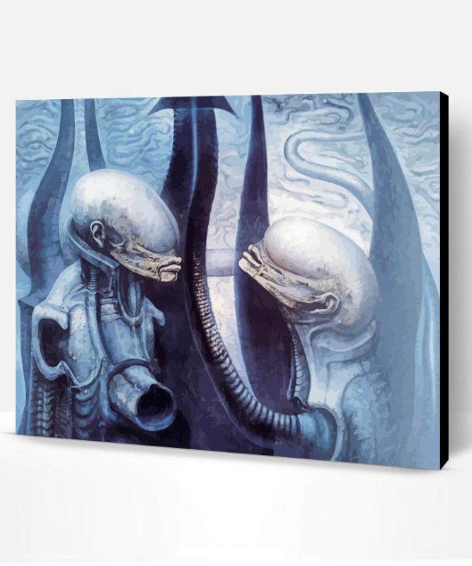 Hr Giger Art Aliens Paint By Number