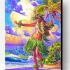 Hula Lady Paint By Number