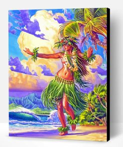Hula Lady Paint By Number