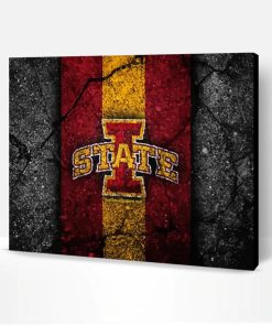 Iowa State Cyclones Basketball Logo Paint By Number