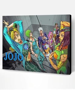 Jojo Stone Ocean Anime Poster Paint By Numbers