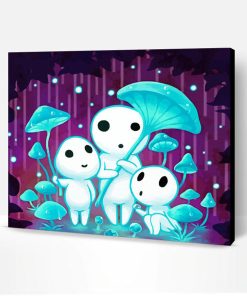 Kodama Game Characters Paint By Number