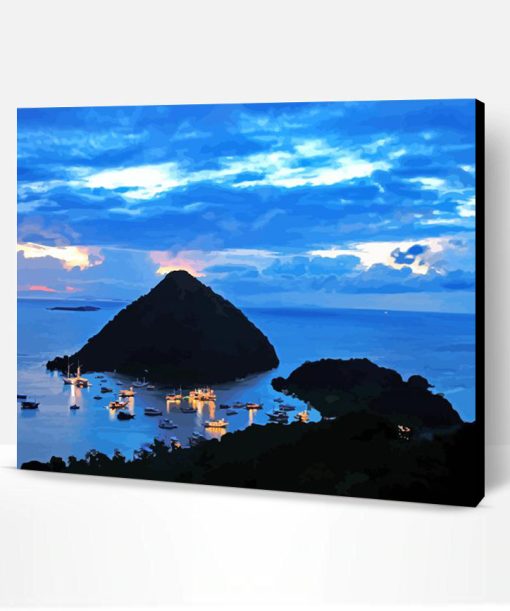 Labuan Bajo At Night Paint By Number