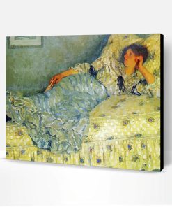 Lady On Bed By Emanuel Phillips Fox Paint By Number