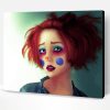 Lonely Female Clown Paint By Number