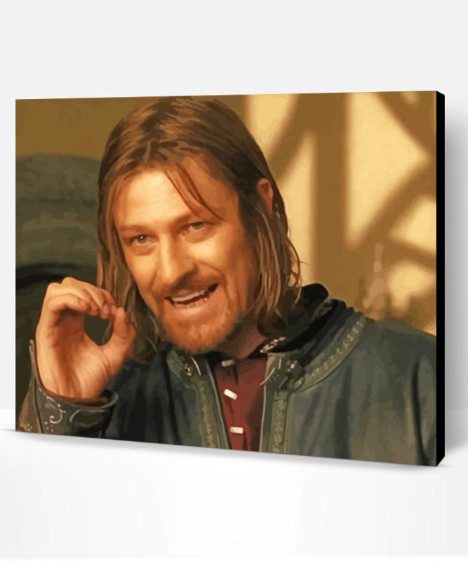 Lord of The Rings Boromir Paint By Number