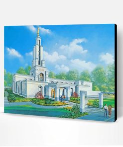 Lubbock Texas Temple Art Paint By Number