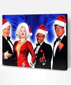 Marilyn Monroe With The Rat Pack Paint By Number