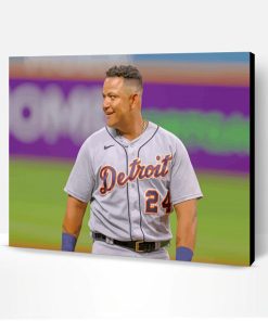 Miguel Cabrera Baseball Player Paint By Number