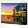Nags Head Pier At Sunset Paint By Numbers