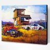 Old Stock Car Art Paint By Number