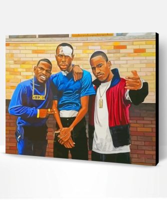 Paid In Full Characters Art Paint By Number