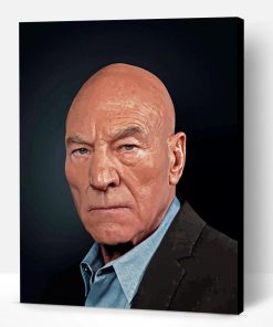 Patrick Stewart Actor Paint By Numbers