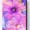 Pink Abstract Flowers Paint By Number