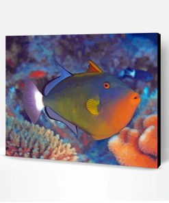 Pinktail Triggerfish Paint By Numbers